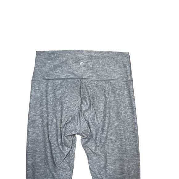 LULULEMON Leggings Heathered Gray Size 10 - Picture 4 of 6